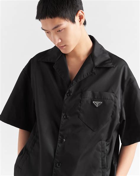 mens black prada t shirt|prada men's short sleeve shirts.